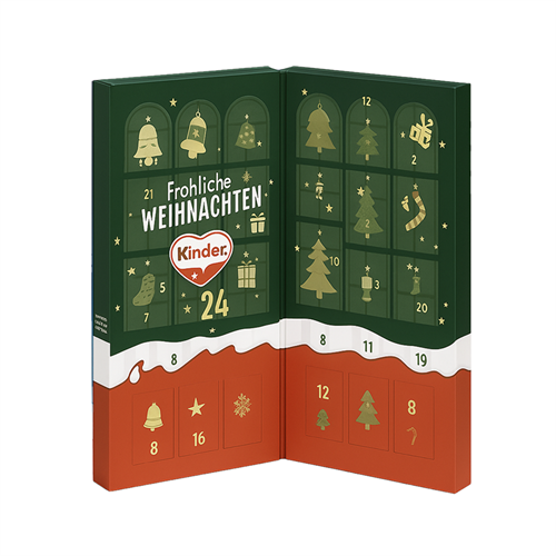 Адвент календарь Ferrero Kinder Christmas Mix Tisch-Adventskalender 121гр (18) НГ Т1-00040956 - фото 51055