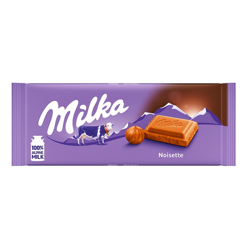 Milka Noisette Chocolate шоколад молочный с ореховым муссом 90 гр Т1-00040933 - фото 51079