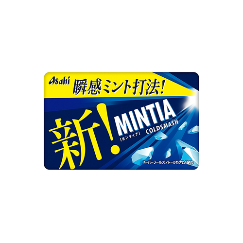 ASAHI Драже Mintia Cold Smash Candy освежающее с мятой, 7 гр Т1-00039441 - фото 51115