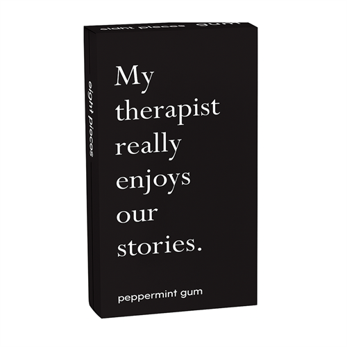 Blue Q Gum "My Therapist" жевательная резинка 25гр Т1-00036465 - фото 51148