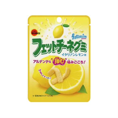 Bourbon Fettuccine Gummi мармелад жевательный лимон 50 гр Т1-00032393 - фото 51151