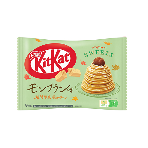 Kit-Kat ЯПОНСКИЙ КИТ-КАТбелый шоколад и каштановый десерт МОНБЛАН 114 гр Т1-00041053 - фото 51167