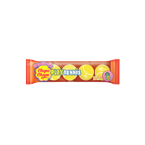 Chupa Chups Pineapple Tennis Ball жевательная резинка 18 гр Т1-00032906 - фото 51208