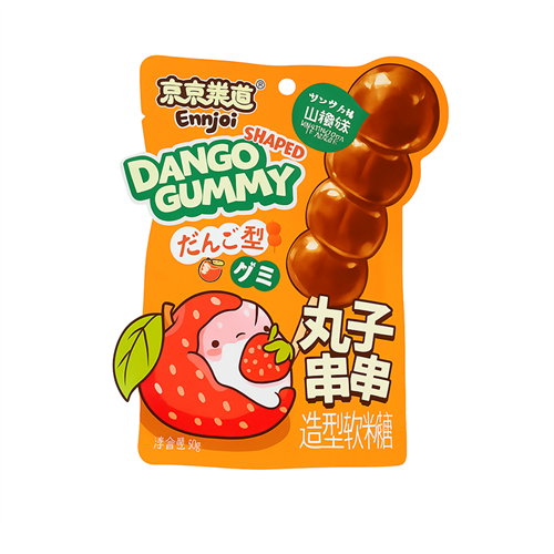 GuandongLefen Dango Shaped Gummy Hawthorn Конфета желейная в форме данго вкус боярышника 60г Т1-00033815 - фото 51290