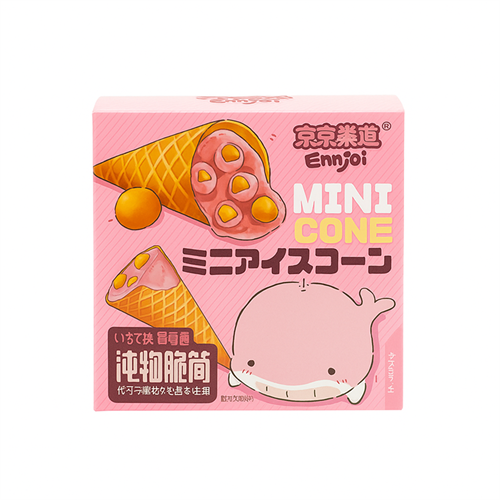 GuandongLefen Печенье Мини Конус со вкусом клубники 120г Т1-00029129 - фото 51292