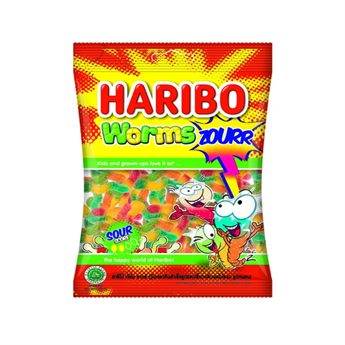 Haribo Worms Sour мармелад жев-ый Кислые червяки 70 гр Т1-00033140 - фото 51302