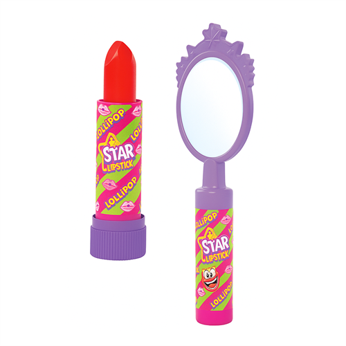 Johny Bee Леденец STAR LIPSTICK  помада, зеркало, расчёска  5гр Т1-00033562 - фото 51329