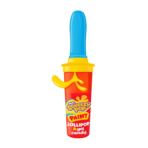 JohnyBee Mr Squeezy Pop Paint жидкая конфета-гель + леденец кисточка 32 гр Т1-00026388 - фото 51334