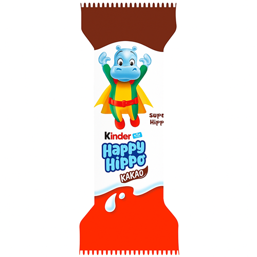 Kinder Happy Hippo kakao шоколадный батончик 18,2 гр Т1-00039724 - фото 51347