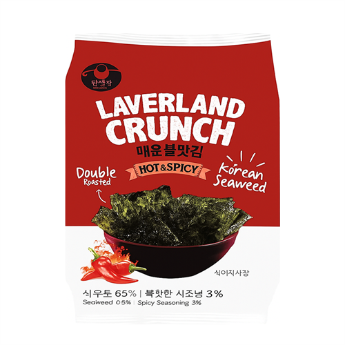 Laverland Crunch Hot & Spicy Снэк морская капуста Острая 4,5гр Т1-00036977 - фото 51361