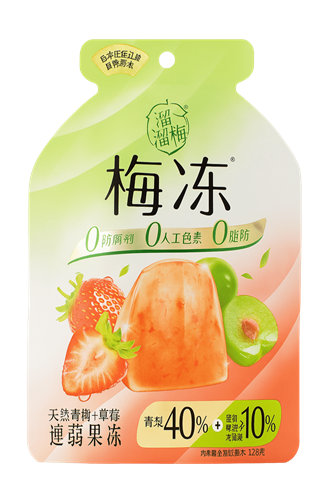 Liuliumei фруктовое желе Зеленая слива и клубника 120 гр Т1-00028609 - фото 51365