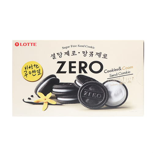 Lotte Zero Cookies&Cream Sand Cookies печенье без сахара 288 гр Т1-00032377 - фото 51370