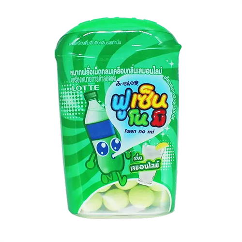 Lotte Small Glas Gum Lemon & Lime жевательная резинка со вкусом лимона и лайма Т1-00032880 - фото 51374