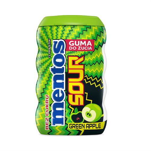 Mentos Sour Green Apple Жев. конфеты Зеленое Яблоко 30гр Т1-00037717 - фото 51410