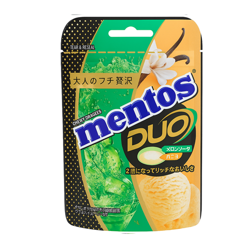 Mentos DUO Melon Soda & Vanilla Жев.конфета 45гр Т1-00037938 - фото 51414