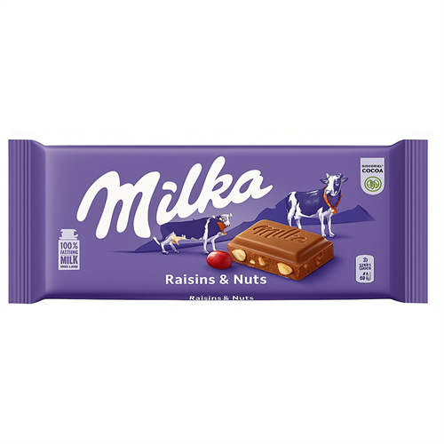 Milka Шок. плитка Изюм с фундуком 90гр Т1-00039463 - фото 51431