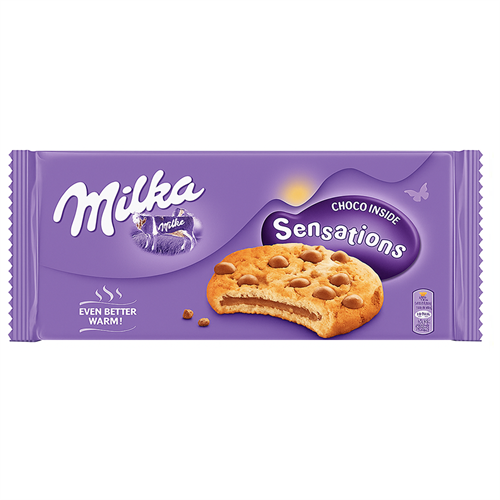 Milka Cookie Sensation печенье с шок. начинкой светлый 156 гр Т1-00034935 - фото 51432