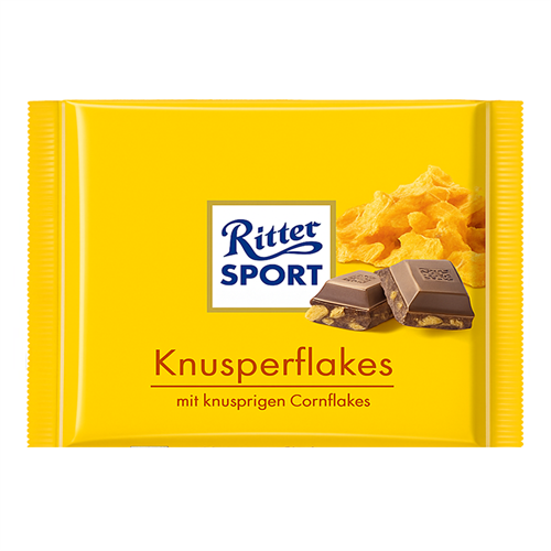 Ritter Sport Knusperflakes Шок. плитка Кукурузные хлопья 100гр Т1-00039996 - фото 51517