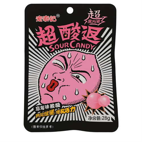 Sour Chang конфеты кислые со вкусом клубники 29,8 гр Т1-00028371 - фото 51543