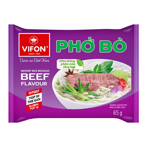 Vifon лапша быстрого приготовления рисовая тушеная говядина 65 гр Т1-00026221 - фото 51573