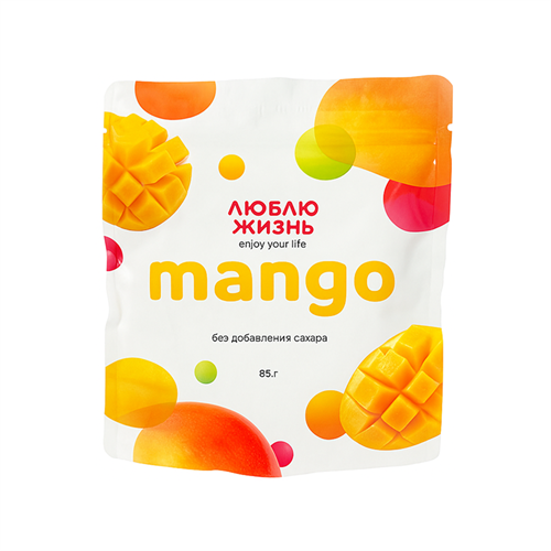 Люблю Жизнь манго высушенный 85 гр УТ-00003904 - фото 51624