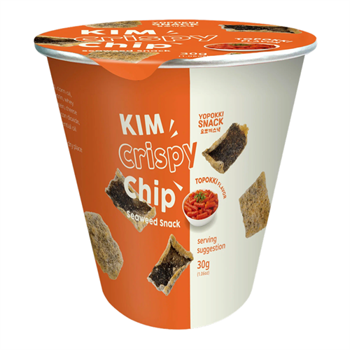 Yopokki Kim Crispy Chip чипсы из морской капусты со вкусом Токпокки Т1-00019305 - фото 51721