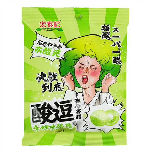 Hongtaiji Леденцы кислые со вкусом лайма 65г Т1-00027452 - фото 51755