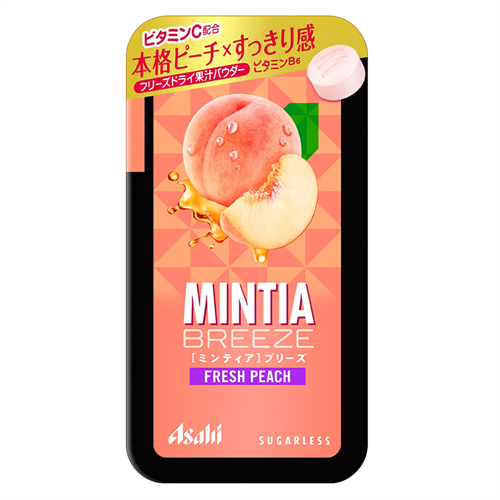 Asahi Mintia Breeze Fresh Peach драже со вкусом персика 22 гр Т1-00033511 - фото 51810