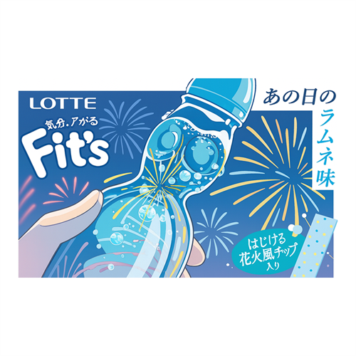 Lotte FIT`S Ramune Резинка жевательная вкус напитка 24.6 г Т1-00034326 - фото 51819