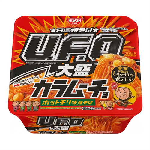 Nissin UFO лапша быстрого приготовления Острый вкус перца Чили под соусом Карамучо 135 гр Т1-00036913 - фото 51838