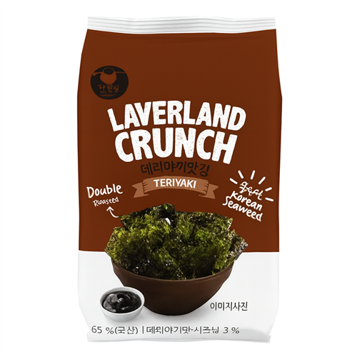 Laverland Crunch Teriyaki Снэк морская капуста Терияки 4,5гр Т1-00036978 - фото 51841