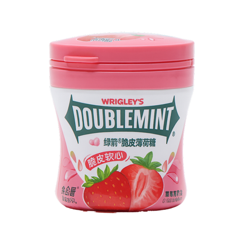 Wrigley's Doublemint Strawberry Mints жевательная резинка со вкусом со вкусом  спелой клубники 80 гр Т1-00037121 - фото 51919