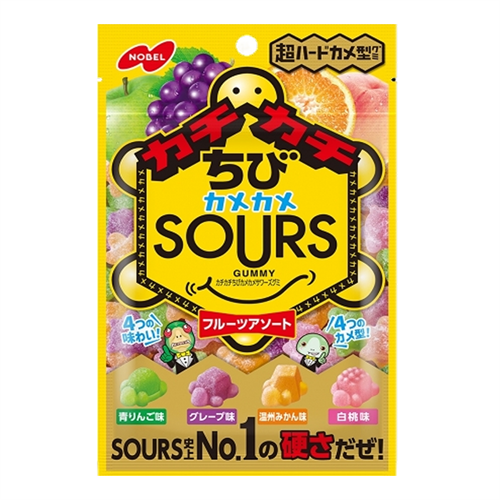 Nobel жев. мармелад Черепашки Чиби Ассорти (мандарин,зел.яблоко,персик и виноград) 70 гр Т1-00036396 - фото 51925