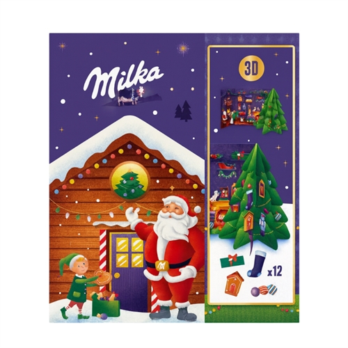 Milka 3D Bastel-Adventska Адвент календарь складной 163 гр Т1-00030694 - фото 51957