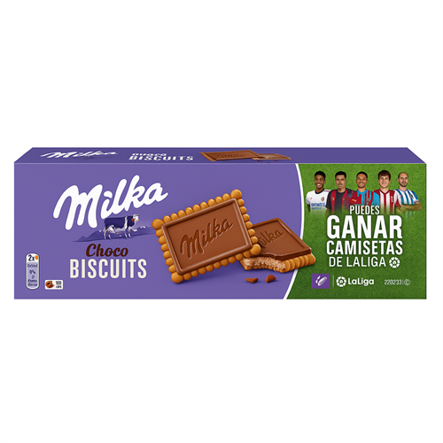 Milka Печенье Choco biscuits La Liga 150 гр Т1-00042605 - фото 51989