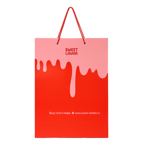 Пакет Sweet lavka красный 34*44*14 см Т1-00013745 - фото 52003