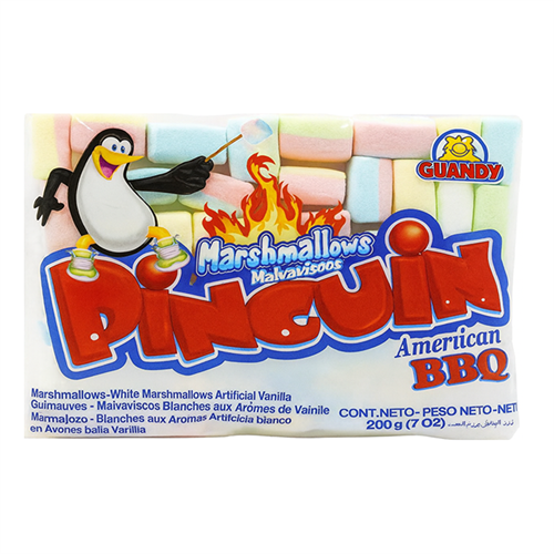Guandy BBQ Маршмеллоу Пингвин Палочки дженга микс 200гр Т1-00040004 - фото 52058
