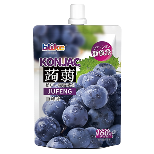 Blike желе питьевое с конняку со вкусом винограда 160 гр Т1-00027896 - фото 52064