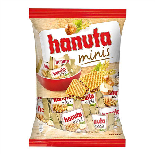 Ferrero Hanuta Minis вафли с фундуком 200 гр УТ-00000144 - фото 52103