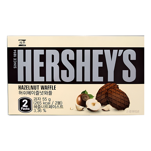 Hershey's Dark Chocolate waffles hazelnut Вафли Темный шоколад и фундук 55гр Т1-00026412 - фото 52121