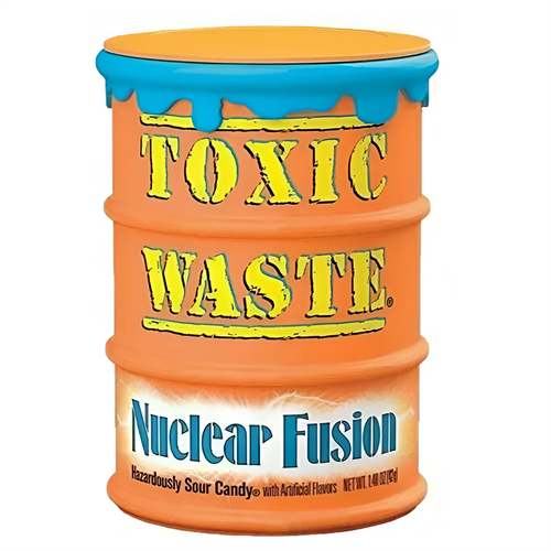 Toxic Waste Nuclear Fusion кислые леденцы оранжевая банка 42 гр РТ-00002866 - фото 52128