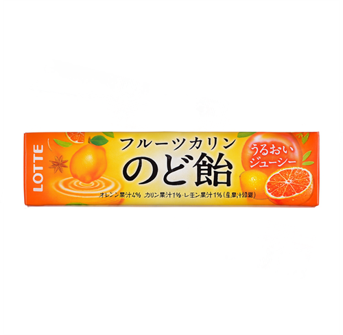 Lotte леденцы со вкусом айвы, лимона и апельсина 10 шт 59,4 гр УТ-00003613 - фото 52146