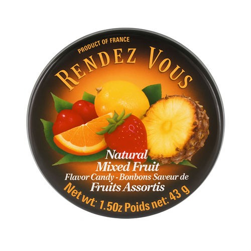 Rendez Vous леденцы освежающие фруктовое ассорти 43 гр УТ-00003090 - фото 52153