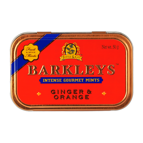 Barkleys ginger&orange леденцы со вкусом имбиря и апельсина 50 гр 00-00002395 - фото 52155