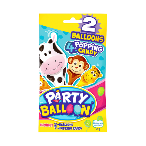 Johny Bee Party Balloon Popping набор 4 шипучки + 2 воздушных шара УТ-00011398 - фото 52159