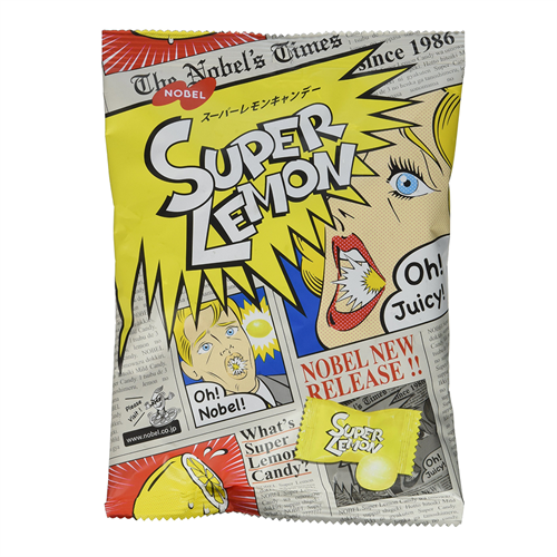 Nobel Супер кислые леденцы Супер Лимон 88 гр 00-00001314 - фото 52181