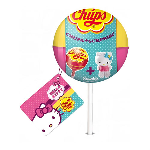 Chupa Chups Hello Kitty Strawberry леденец 12 гр Т1-00033732 - фото 52200