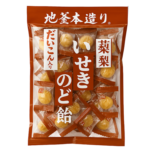 Iseki Shokuhin Леденцы "Айва" с добавлением дайкона для горла 100 гр Т1-00041069 - фото 52208