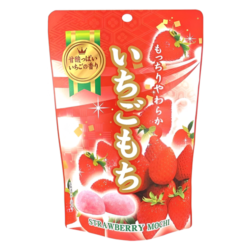 Японское пироженое Моти клубничные пакет 130 гр Т1-00021894 - фото 52263