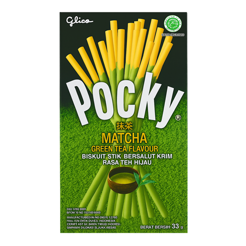 Glico Pocky Green Tea Matcha палочки печенье с зеленым чаем матча 33 гр 00-00000648 - фото 52274